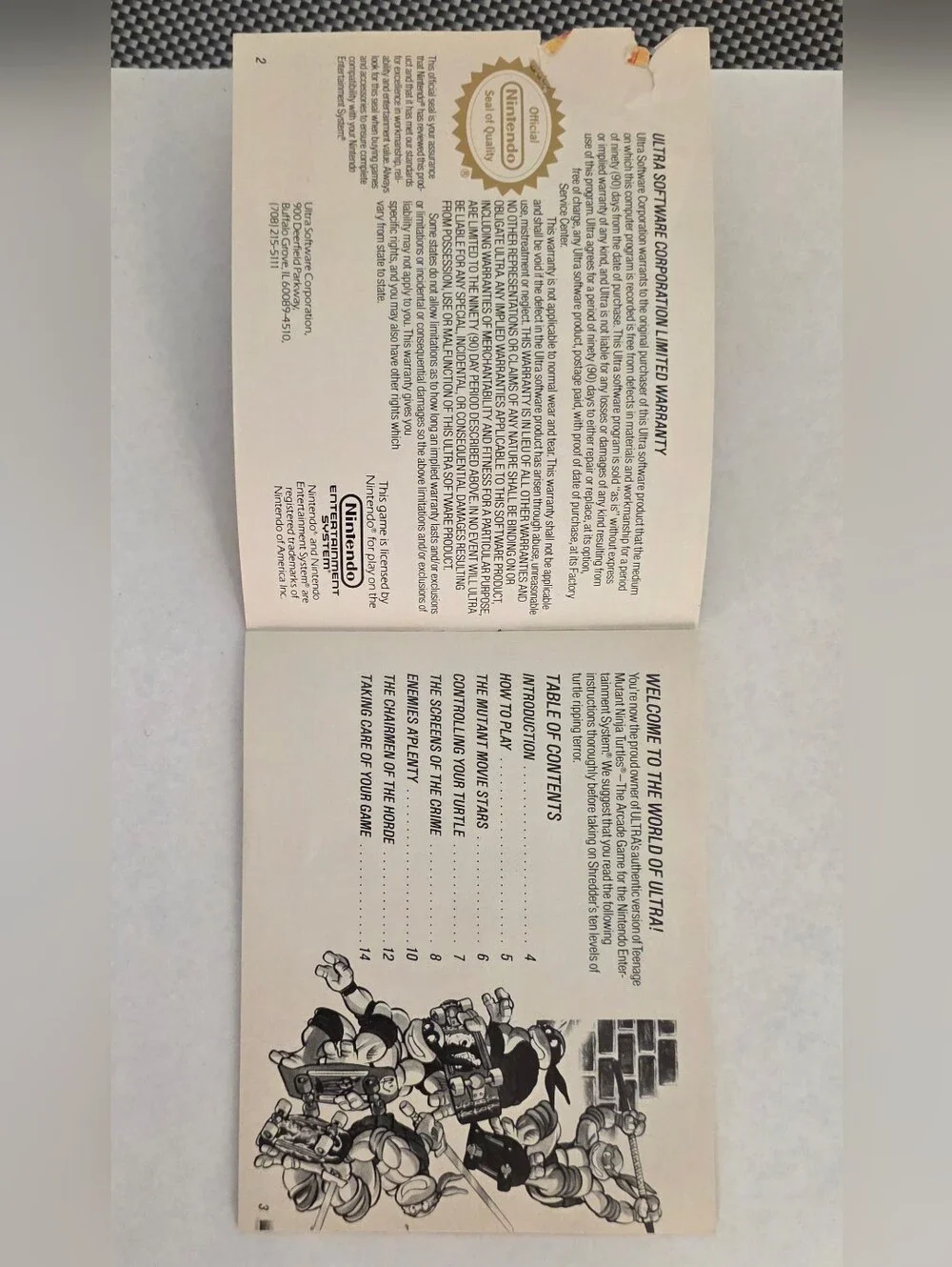 Teenage Mutant Ninja Turtles II: The Arcade Game (Nintendo NES, 1990)